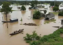 cheia no Rio Cricaré