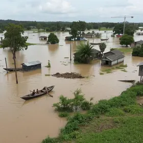 cheia no Rio Cricaré