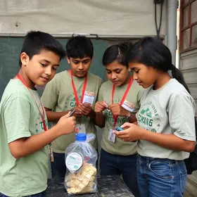 circuitos elétricos com materiais recicláveis