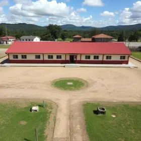 nova escola e pavimentações