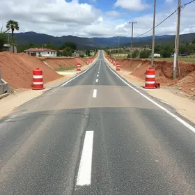 Rodovia que liga São Mateus a Guriri