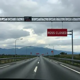 rodovia entre São Mateus e Guriri