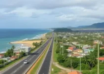 acessos na rodovia de Barra Nova