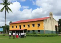 obras da escola quilombola de nova vista