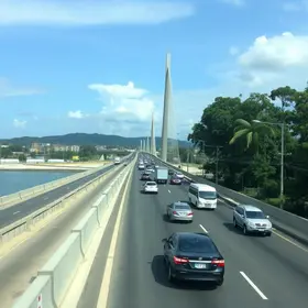 Reparos na ponte sobre o Rio Cricaré