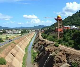 ampliação de captação de água